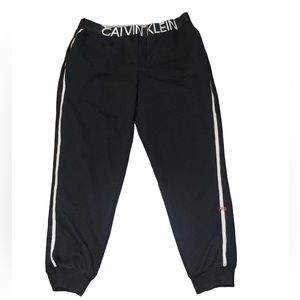 Calvin Klein Womens Black jogger lounge sweatpants size large